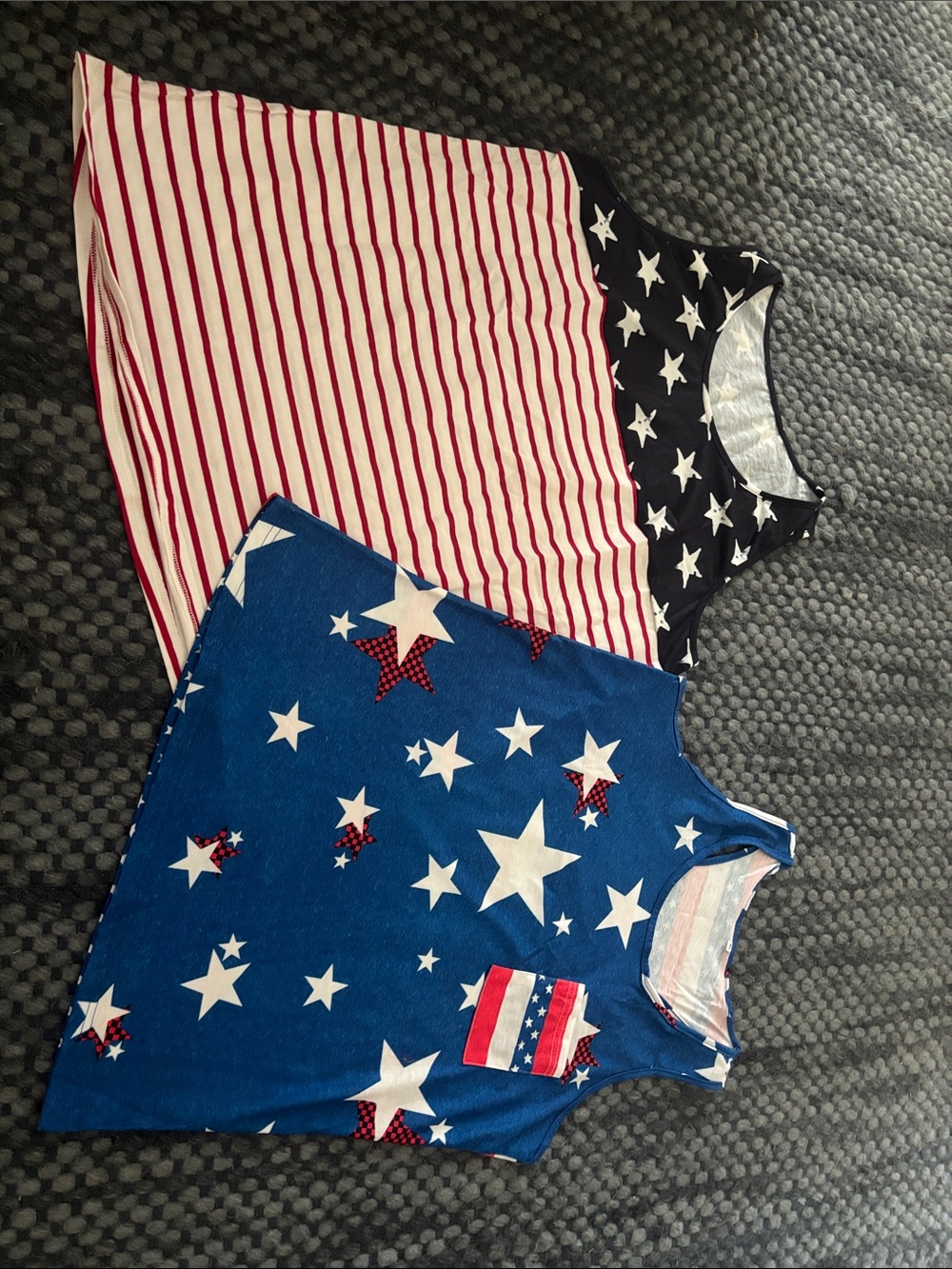 Patriotic tank tops